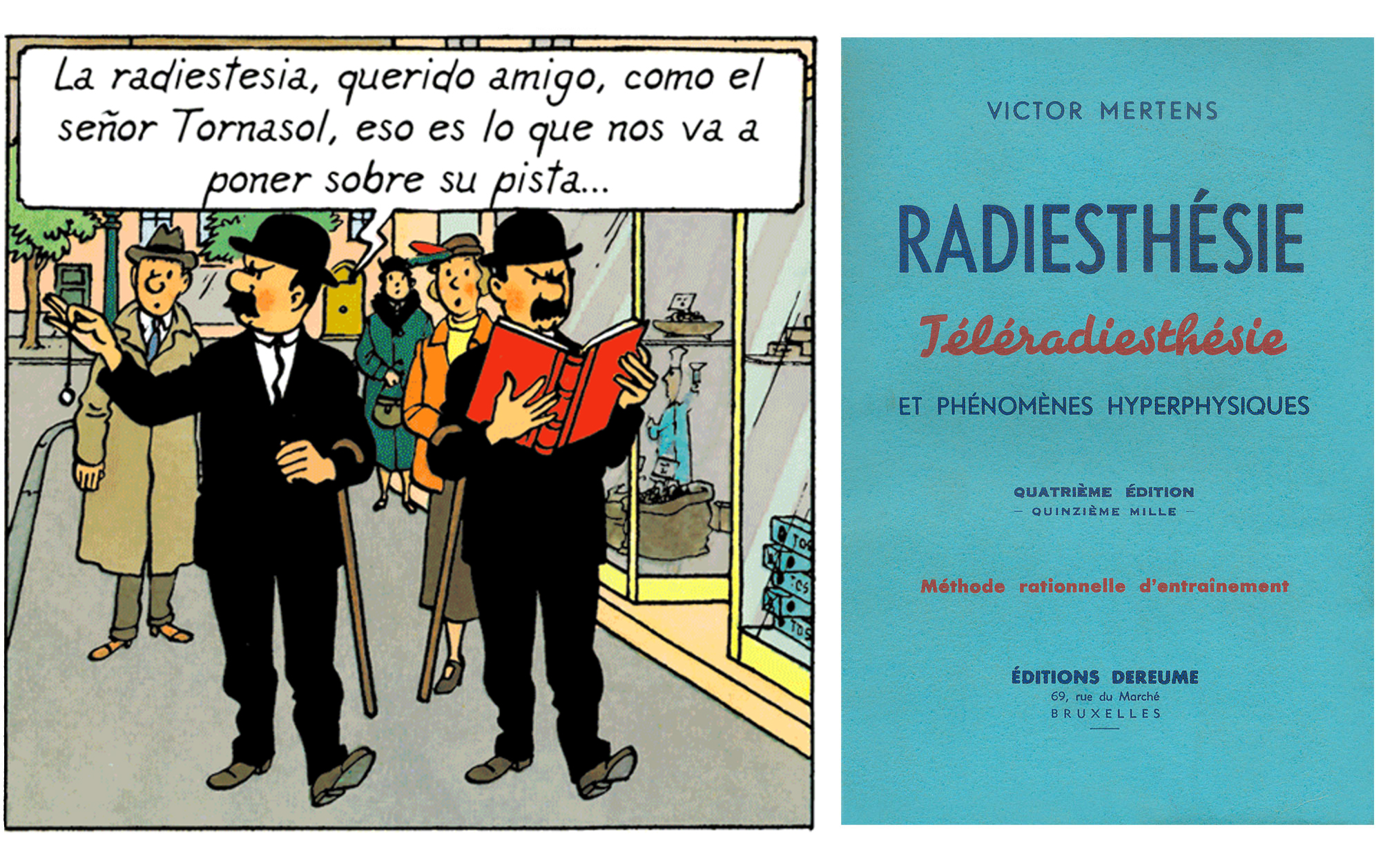 Les Dupondt radiesthésistes dans le Temple du Soleil